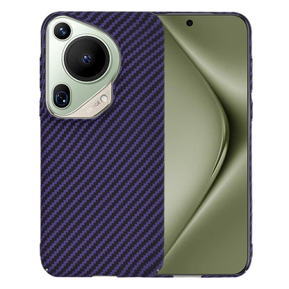 Custodia per Huawei Pura 70 Ultra, Techsuit, Carbonite FiberShell, Viola