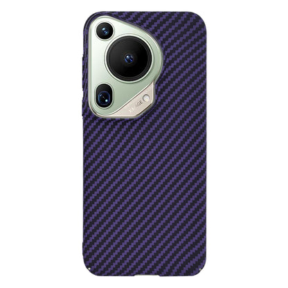 Custodia per Huawei Pura 70 Ultra, Techsuit, Carbonite FiberShell, Viola