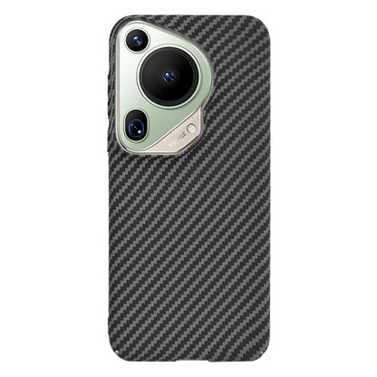 Custodia per Huawei Pura 70 Ultra, Techsuit, Carbonite FiberShell, Nera
