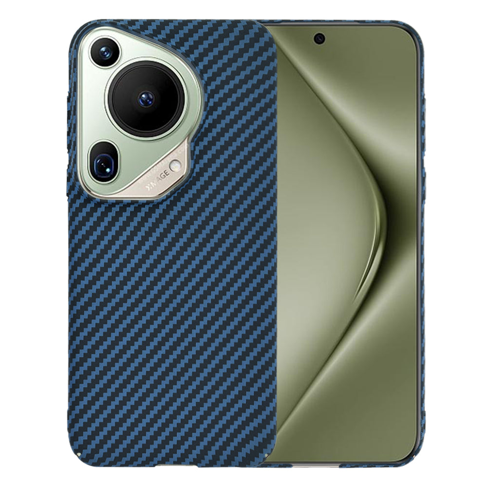 Custodia per Huawei Pura 70 Ultra, Techsuit, Carbonite FiberShell, Turchese
