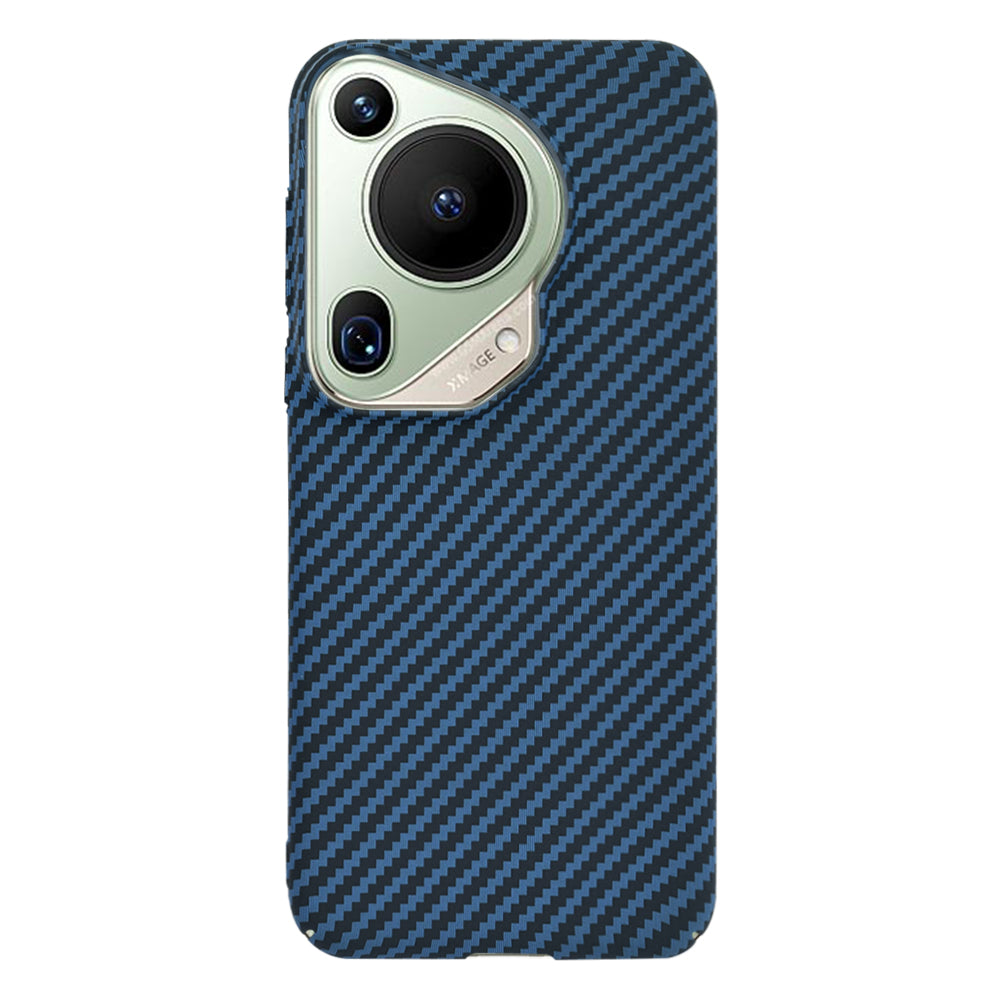 Custodia per Huawei Pura 70 Ultra, Techsuit, Carbonite FiberShell, Turchese
