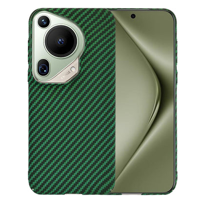 Custodia per Huawei Pura 70 Ultra, Techsuit, Carbonite FiberShell, Verde