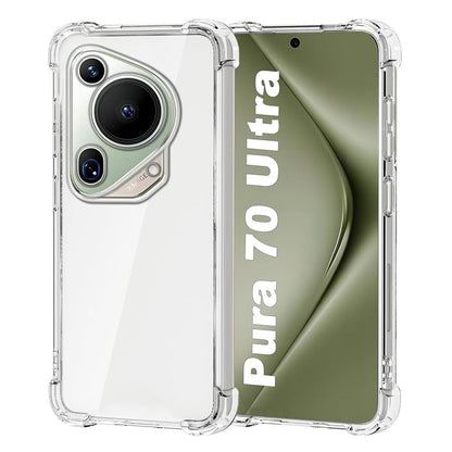 Custodia per Huawei Pura 70 Ultra, Techsuit, Shockproof Clear, Trasparente