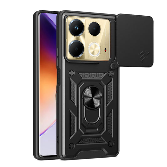 Custodia per Infinix Note 40 4G, Techsuit, CamShield, Nera