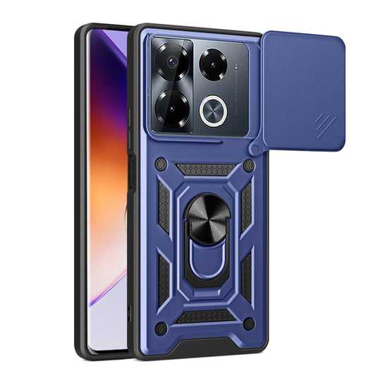 Custodia per Infinix Note 40 Pro+, Techsuit, CamShield, Blu