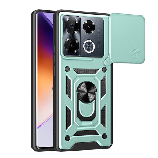 Custodia per Infinix Note 40 Pro+, Techsuit, CamShield, Verde