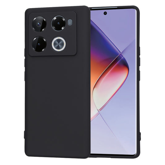 Custodia per Infinix Note 40 Pro+, Techsuit, SoftFlex, Nera