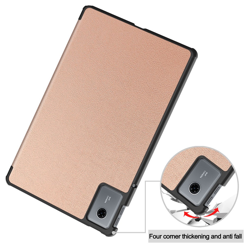 Custodia per Lenovo Idea Tab 11, Techsuit, FoldPro, Rosa Dorato