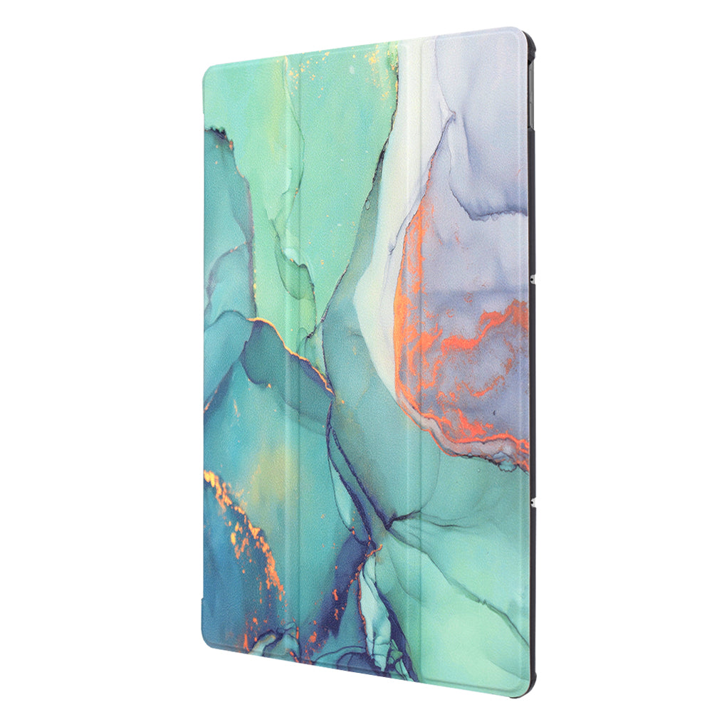 Custodia per Lenovo Idea Tab Plus, Techsuit, FoldPro Green Time, Multicolore