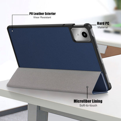 Custodia per Lenovo Tab M11, Techsuit, FoldPro, Blu