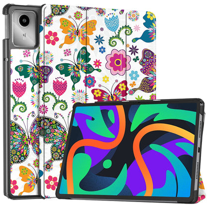 Custodia per Lenovo Tab M11, Techsuit, FoldPro Butterfly, Multicolore