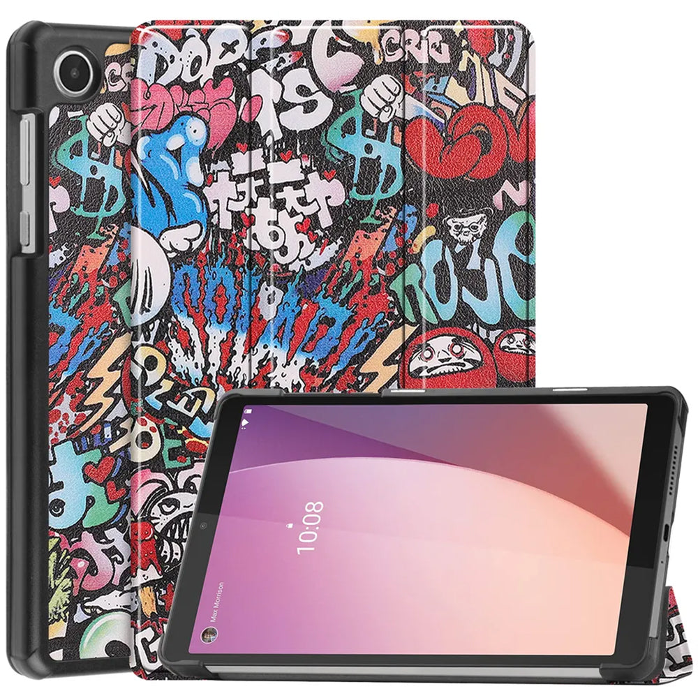 Custodia per Lenovo Tab M8 (4th Gen), Techsuit, FoldPro Urban Vibe, Multicolore