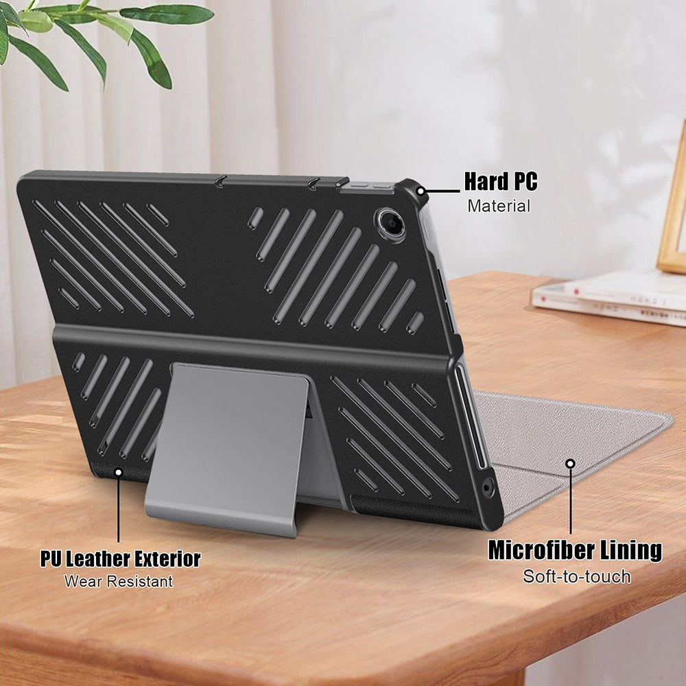 Custodia per Lenovo Tab Plus 11,5 pollici, Techsuit, FoldPro, Nera