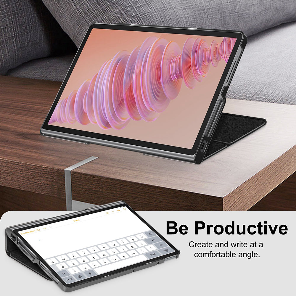 Custodia per Lenovo Tab Plus 11,5 pollici, Techsuit, FoldPro, Nera