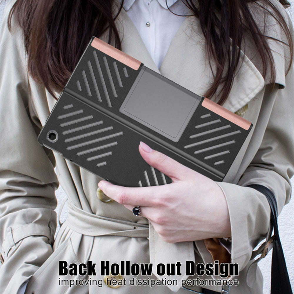 Custodia per Lenovo Tab Plus, Techsuit, FoldPro, Rosa