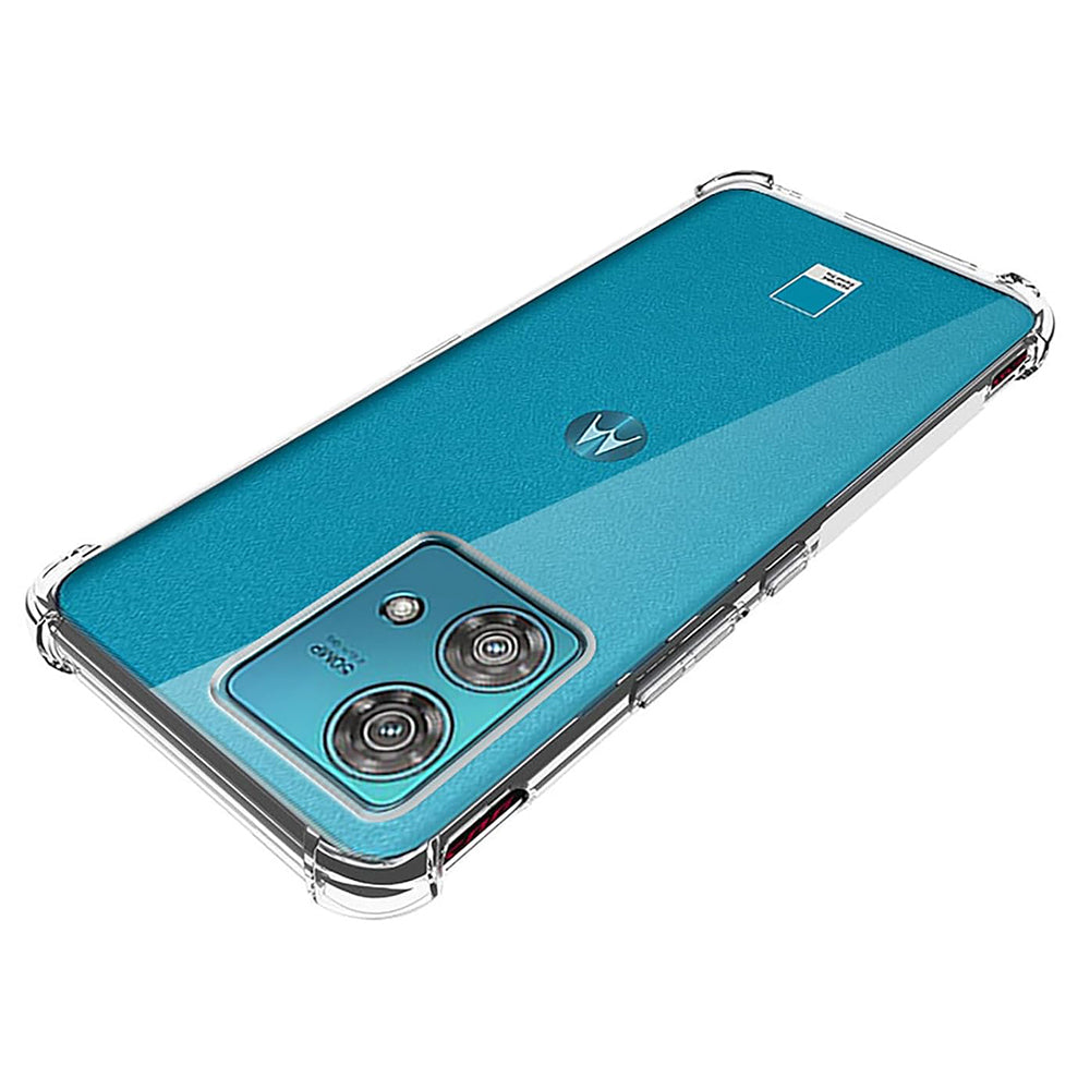 Custodia per Motorola Edge 40 Neo, Techsuit, Shockproof Clear, Trasparente