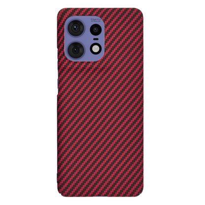 Case for Motorola Edge 50 Pro, Techsuit, Carbonite FiberShell, Red
