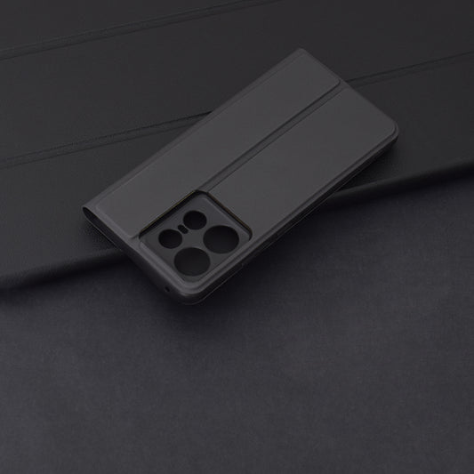 Custodia per Motorola Edge 50 Pro, Techsuit, Magskin Book, Nera