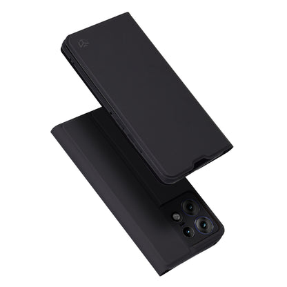 Custodia per Motorola Edge 50 Pro, Techsuit, Magskin Book, Nera