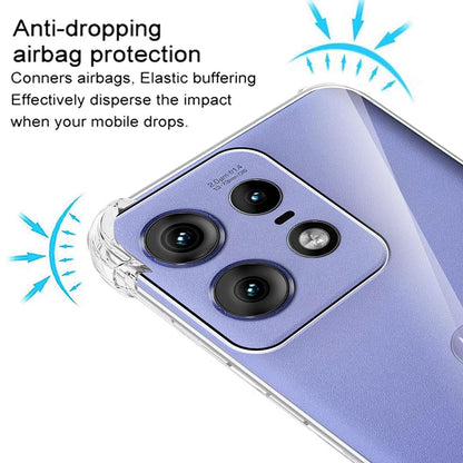 Custodia per Motorola Edge 50 Pro, Techsuit, Shockproof Clear, Trasparente