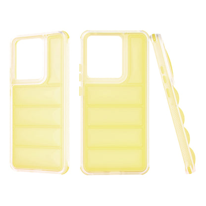 Custodia per Motorola Edge 50 Pro, Techsuit, Wave Shield, Gialla