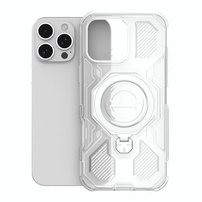 Custodia per Motorola Edge 60 Fusion / Edge 60, Techsuit, Carbon Shield Pro, Bianca