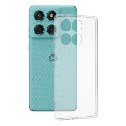 Custodia per Motorola Edge 60 Fusion / Edge 60, Techsuit, Chiara, Trasparente