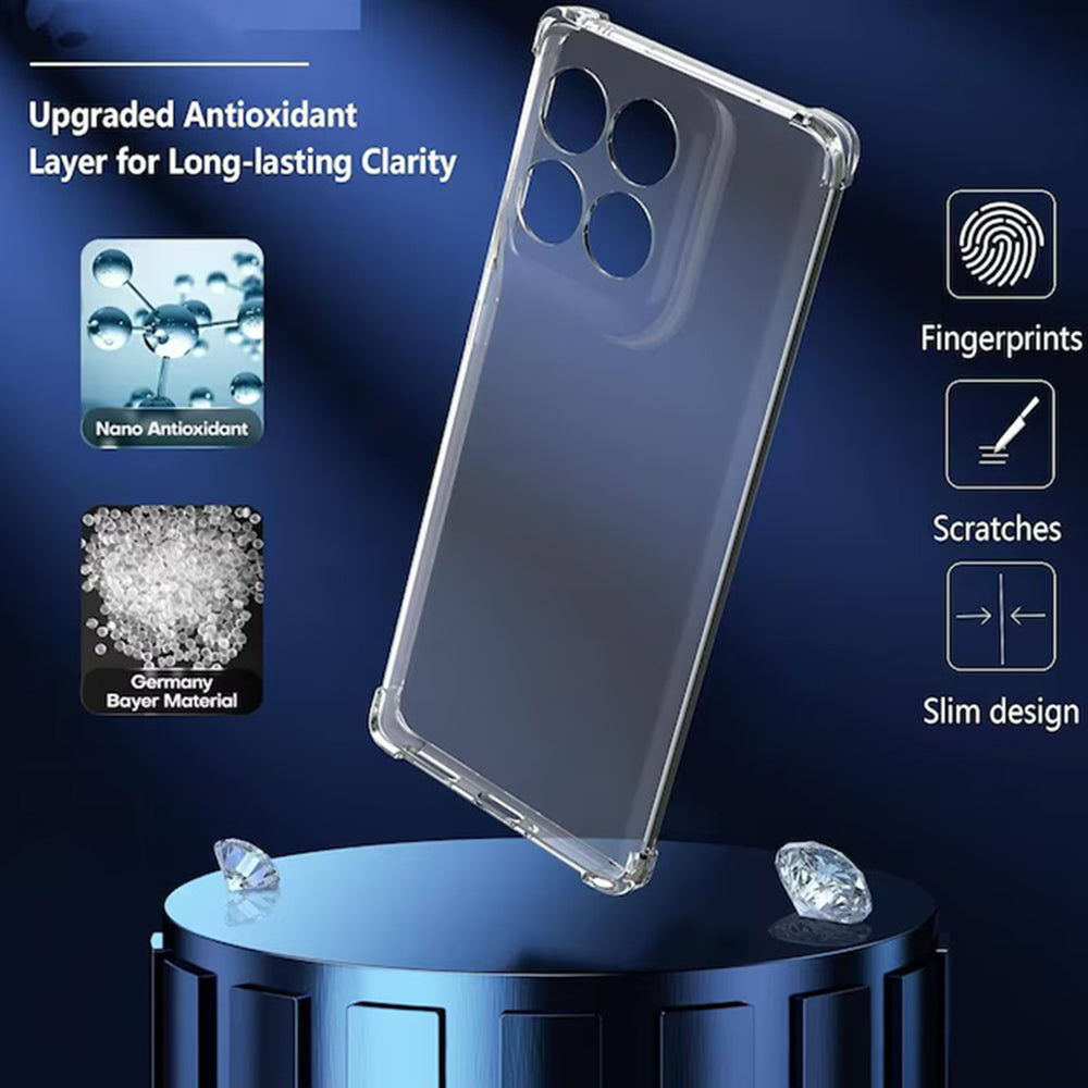 Custodia per Motorola Edge 60 Fusion / Edge 60, Techsuit, Shockproof Clear, Trasparente