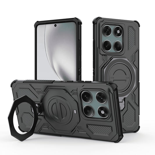 Custodia per Motorola Edge 60 Pro, Techsuit, Carbon Shield Pro, Nera