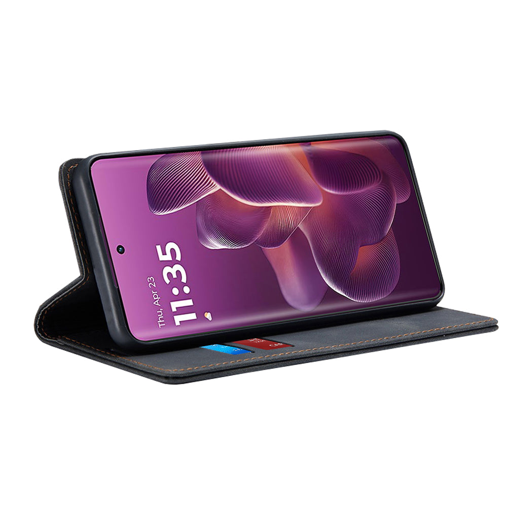 Custodia per Motorola Edge 60 Pro, Techsuit, Confy, Nera