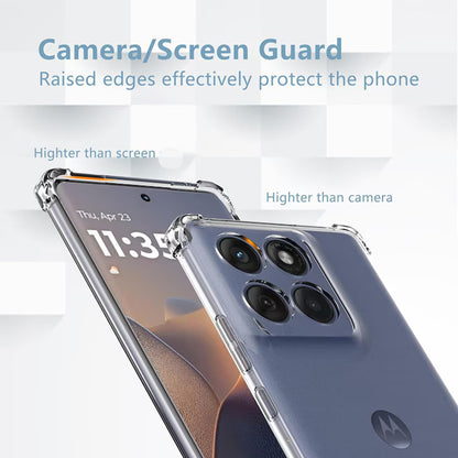 Case for Motorola Edge 60 Pro, Techsuit, Shockproof Clear, Transparent
