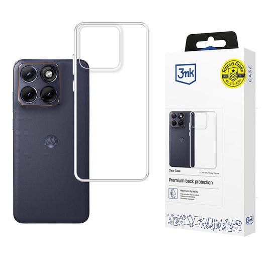Custodia per Motorola Edge 70 Fusion, 3MK, Clear, Trasparente