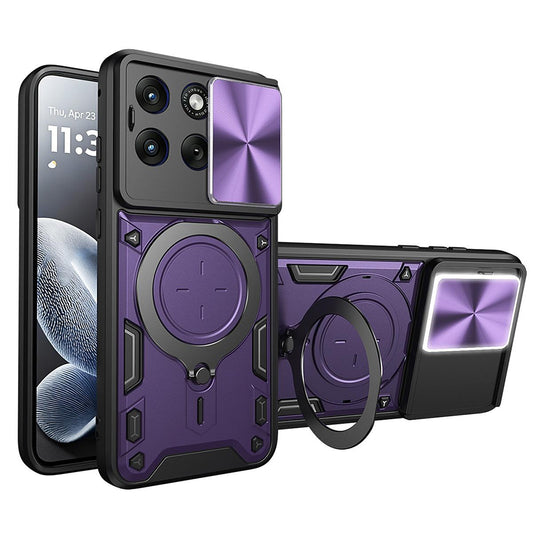 Custodia per Motorola Edge 70 Fusion, Techsuit, CamGuard Pro, Viola