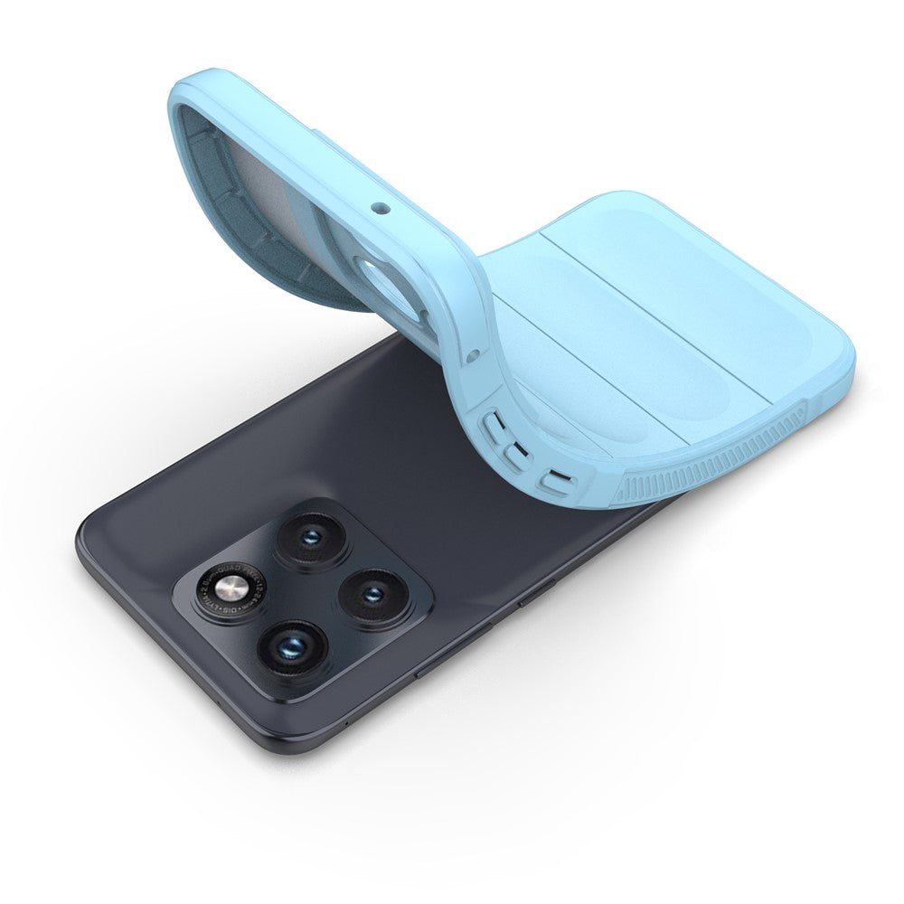 Custodia per Motorola Edge 70 Fusion, Techsuit, Magic Shield, Blu