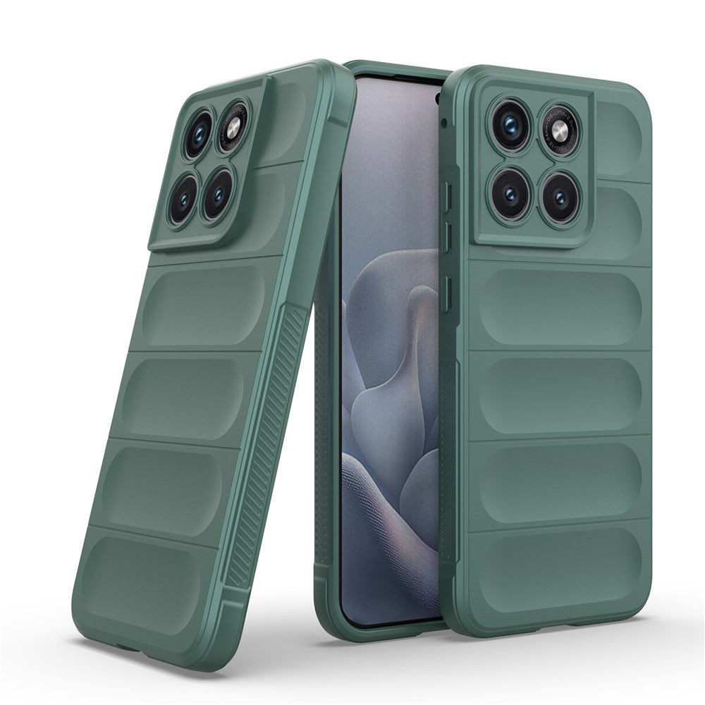 Custodia per Motorola Edge 70 Fusion, Techsuit, Magic Shield, Verde