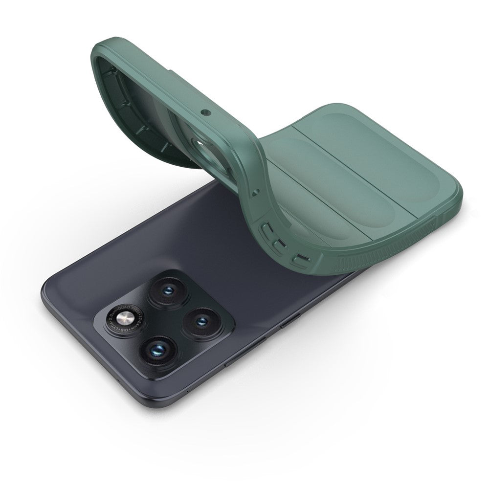 Custodia per Motorola Edge 70 Fusion, Techsuit, Magic Shield, Verde