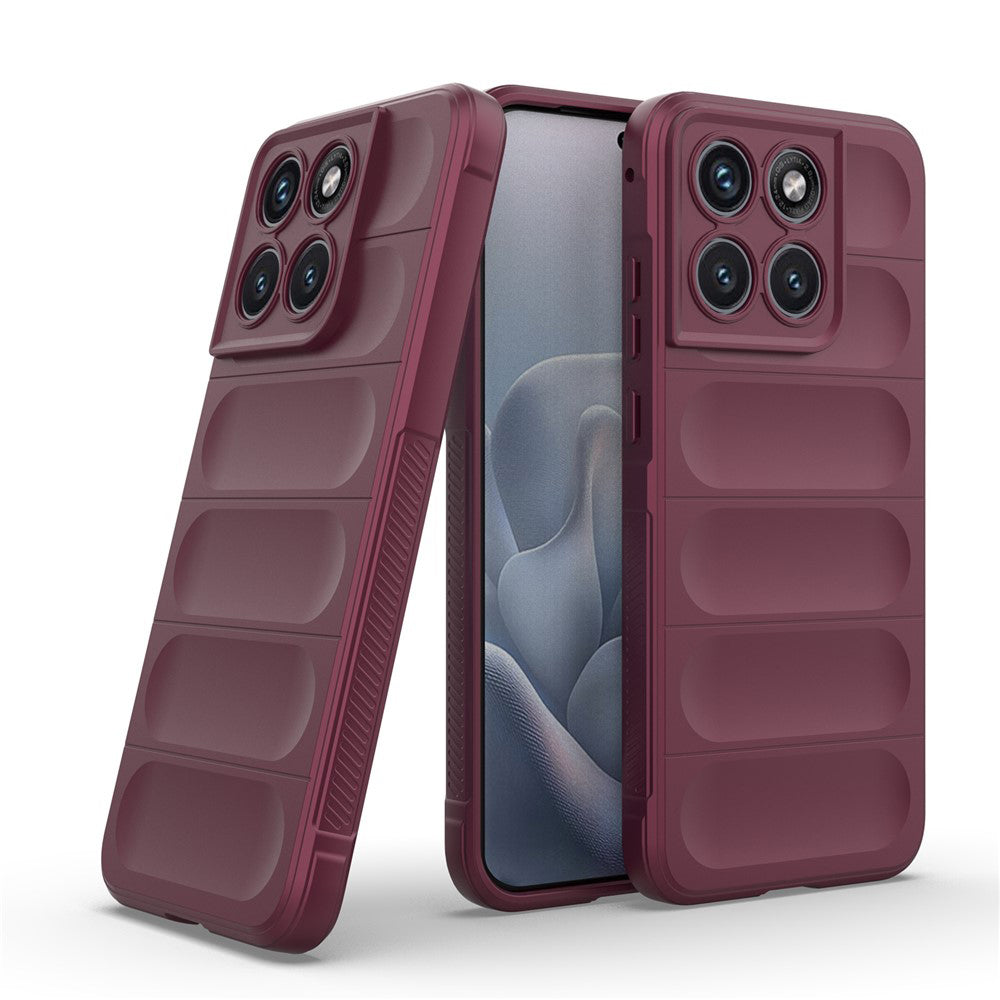 Custodia per Motorola Edge 70 Fusion, Techsuit, Magic Shield, Vinaccia