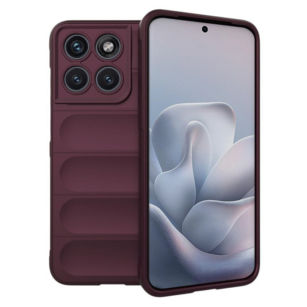 Custodia per Motorola Edge 70 Fusion, Techsuit, Magic Shield, Vinaccia