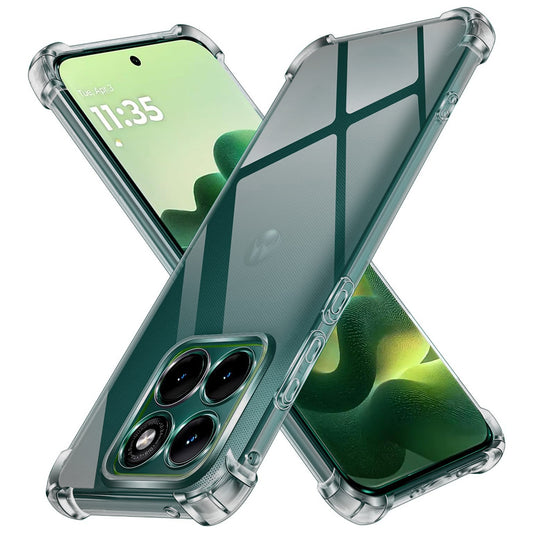 Custodia per Motorola Edge 70 Fusion, Techsuit, Shockproof Clear, Fumè