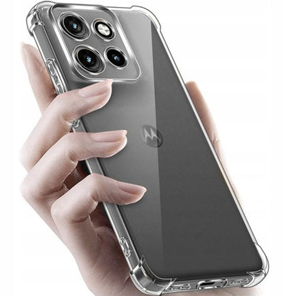 Custodia per Motorola Edge 70 Fusion, Techsuit, Shockproof Clear, Trasparente