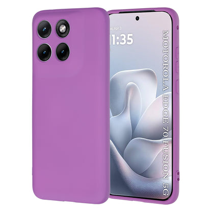 Custodia per Motorola Edge 70 Fusion, Techsuit, SoftFlex, Viola
