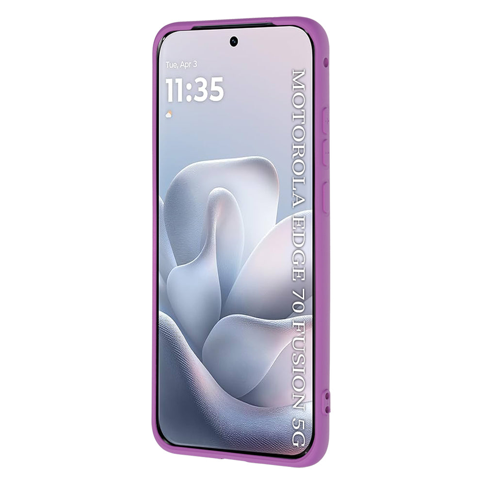 Custodia per Motorola Edge 70 Fusion, Techsuit, SoftFlex, Viola