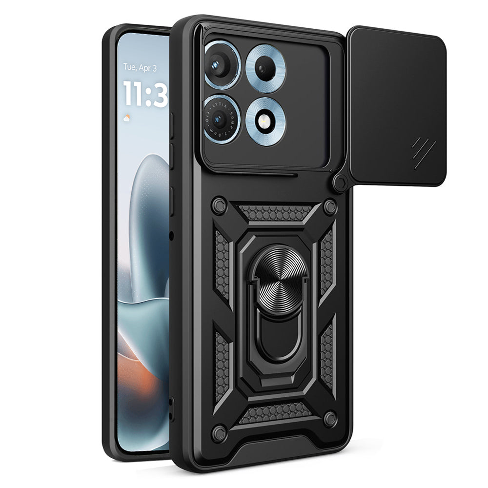 Custodia per Motorola Edge 70 Max, Techsuit, CamShield, Nera