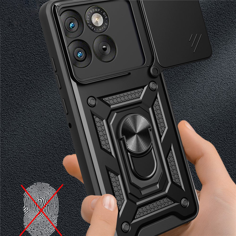 Custodia per Motorola Edge 70 Max, Techsuit, CamShield, Nera