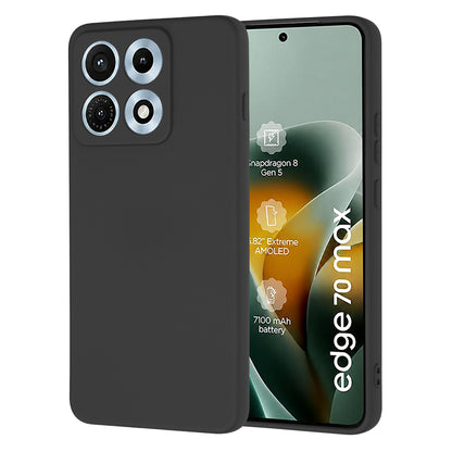 Custodia per Motorola Edge 70 Max, Techsuit, SoftFlex, Nera