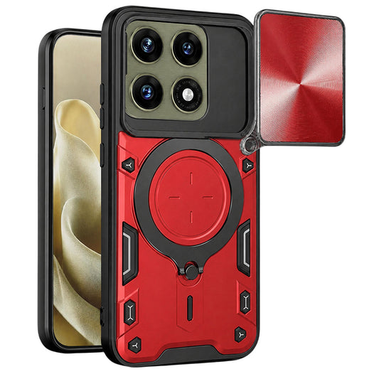 Custodia per Motorola Edge 70 Pro, Techsuit, CamGuard Pro, Rossa