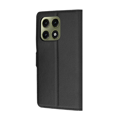 Custodia per Motorola Edge 70 Pro, Techsuit, Leather Folio, Nera