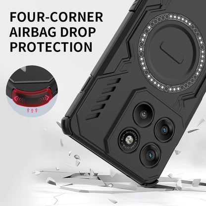 Case for Motorola Edge 70, Techsuit, ArmorMag, Black