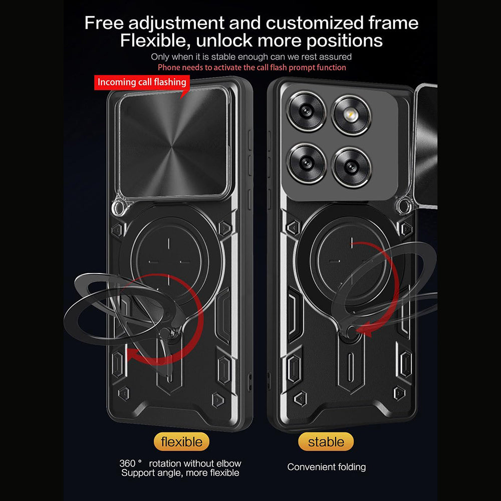 Case for Motorola Edge 70, Techsuit, CamGuard Pro, Blue