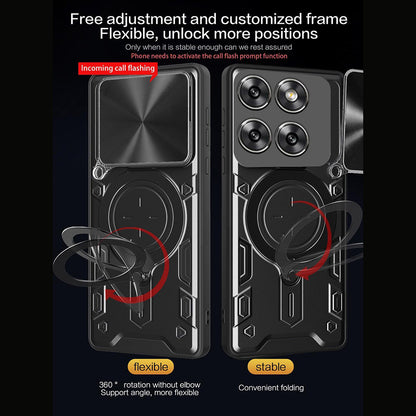 Case for Motorola Edge 70, Techsuit, CamGuard Pro, Rose Gold